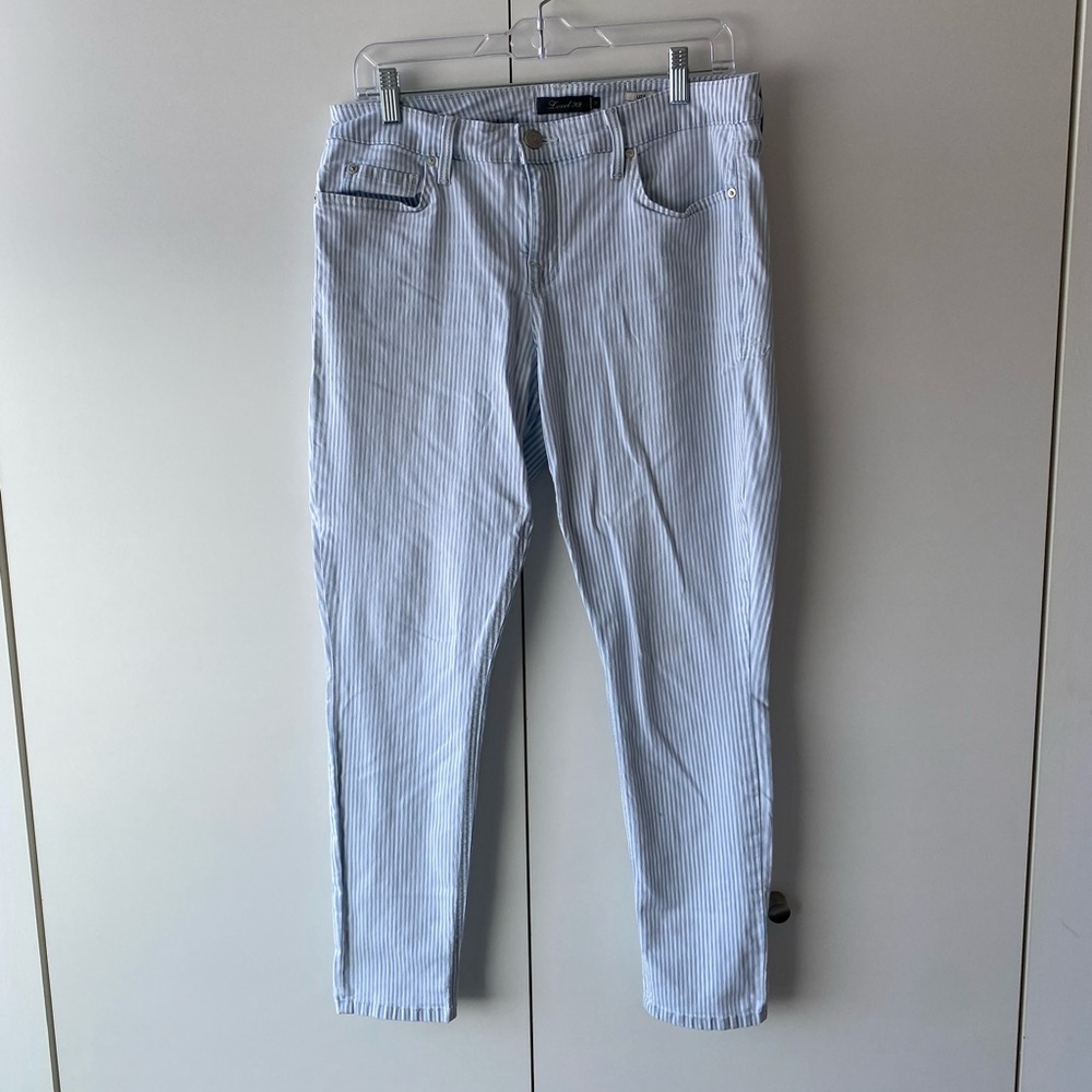 Anthropologie seersucker jeans